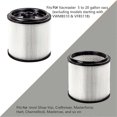 thumbnail image 4 of Replacement for Vacmaster Hepa Material Fine Dust Cartridge Filter & Retainer, VCFH, 4 of 5