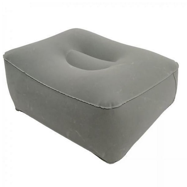 2 Reposapiés Inflable Debajo Del Escritorio, Reposapiés Curvo Para Estudio, Escritorio De Juegos, Gris