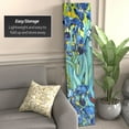 thumbnail image 5 of Red Lantern 6 ft. Tall Double Sided Works of Van Gogh Canvas Room Divider - Irises/Starry Night Over Rhone, 5 of 7