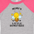 thumbnail image 4 of Inktastic Cute Bee Mimi's Little Honeybee with Stars Boys or Girls Baby Bodysuit, 4 of 5