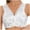 White, variant on Utoimkio Front Closure Wireless Bras for Women Plus Size Comfort Full Coverage Bras for Women No Underwire Everyday Bras