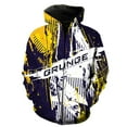 thumbnail image 1 of Traje de carreras para hombre, sudadera con cremallera, divertida, informal, de gran tamaño, con capucha, chaquetas de manga larga, tops Harajuku de primavera, estampado 3D, moda, 1 of 6