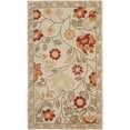 thumbnail image 2 of SAFAVIEH Chelsea Milton Floral Wool Area Rug, Ivory/Green, 7'9" x 9'9", 2 of 10