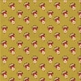 thumbnail image 1 of Ahgly Company Machine Washable Indoor Square Transitional Saffron Yellow Area Rugs, 6' Square, 1 of 7