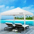 thumbnail image 4 of SANOPY 10' x 10' Outdoor Canopy Party Tent EZ Pop Up Canopy Commercial Instant Canopies Gazebo with Air Vent, 8 Stakes & 4 Ropes & 4 Sandbags for Beach Wedding Picnics Camping, 4 of 9