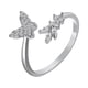thumbnail image 1 of Anillos para mujer, regalos para mujer, anillo abierto de diamantes de moda para mujer., 1 of 3