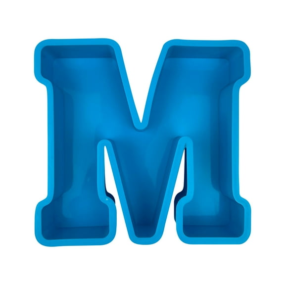 Gmogad Alphabet Cake Baking Mould English Letter Mould 3D Alphabet Letter M