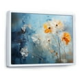 thumbnail image 2 of Designart "Patterns in Nature Dandelion s Design" Floral Floater Framed Wall Art Living Room, 2 of 7