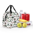 thumbnail image 4 of KLL Camping Caravan 2 Print Insulated Lunch Bag Women, Reusable Cute Tote Lunch Box for Adult & Men, Leakproof Cooler Lunch Bags for Work Office Travel Picnic, 4 of 5