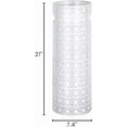 thumbnail image 6 of Concepts 21 Inch Heavy Duty Metal Umbrella Stand, Decorative Umbrella Holder for Entryway, Indoor Outdoor Umbrella Organizer Storage Rack for Home Office Patio - White Lace, 6 of 6