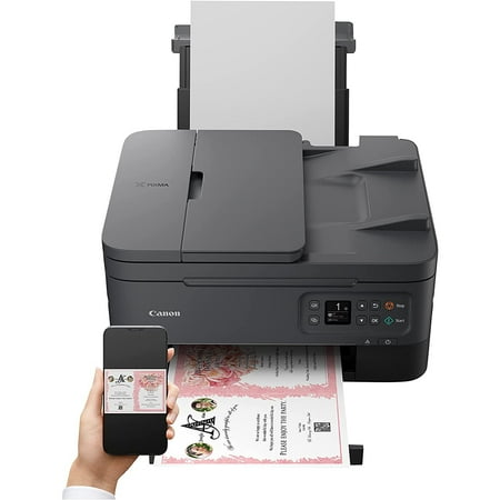 Canon - PIXMA TR7020a Wireless All-In-One Inkjet Printer - Black