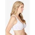 thumbnail image 3 of Amoureuse Women's Plus Size Embroidered Front-Close Underwire Bra, 3 of 5