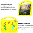 thumbnail image 2 of for iPad 10th Gen 10.9" 2022 A2757/A2777/A2696 Silicone Kids Friendly Shockproof Cute Case with Handle Grip, Heavy Duty Multiple Angles Kickstand Rugged Cover for iPad 10th Generation, Yellow, 2 of 8