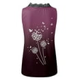 thumbnail image 5 of Blusa sin mangas con estampado de retazos de encaje con cuello en V para mujer Pompotops  lopia999869, 5 of 5
