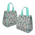 thumbnail image 2 of Cute Pitbull Terriers Dog and Flowers Insulated Lunch Bag for Women & Adults,Large Portable Soft Cooler Lunch Bag,Thermal Food Storage Tote with Pearl Cotton,8.66L,8.75x5.75x9.5 Inch, 2 of 6