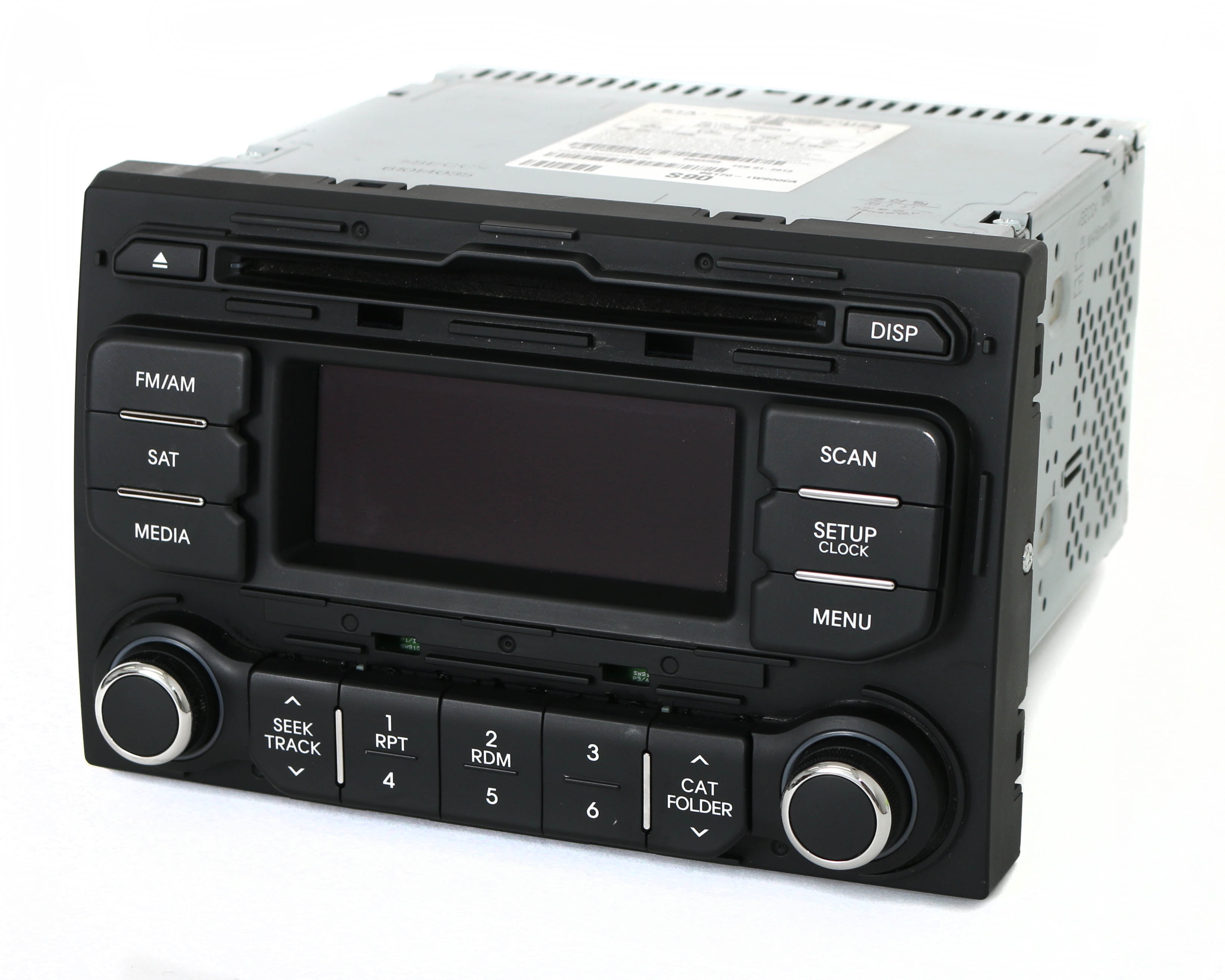 Restored 2012-2015 Kia Rio AM FM Radio CD w/o Navigation Satellite Capable 96170-1W900CA (Refurbished)