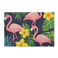 thumbnail image 7 of Yayeee Bath Rug for Bathroom Floor Non Slip Rectangle Fluffy Soft Absorbent Mat, 16"x24", Flamingo Pattern, 7 of 7