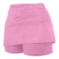 thumbnail image 4 of gbyLJF Women's High Waist Tennis Skirt with Shorts Solid Color Golf Workout Skorts Casual Stretch Athletic Shorts Skirt, 4 of 6