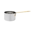 thumbnail image 1 of IH Casa Decor Mini Sauce En Acier Inoxydable Avec Poignée En Laiton 200 Ml - Ensemble De 2, 1 of 5
