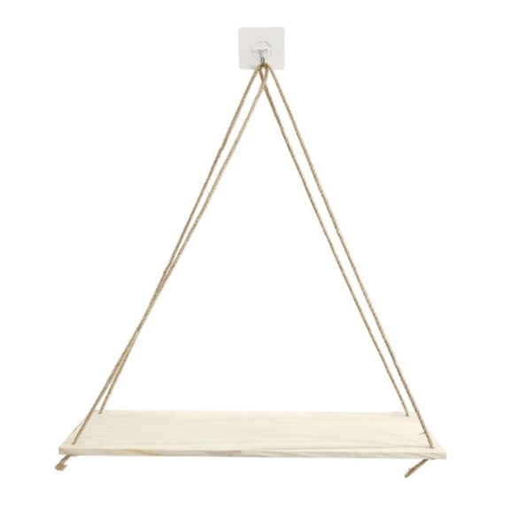 Necvior Wall Mounted Wood Floating Shelves Plant Flower Pot Tray Nordic Home Decorations