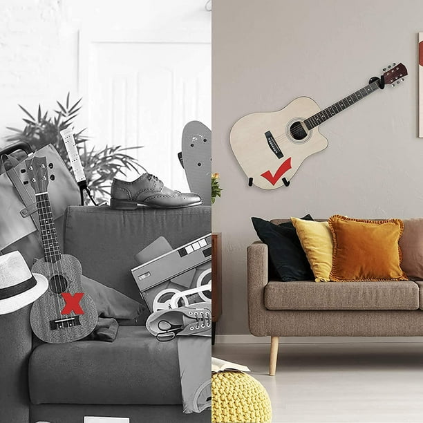 Soporte Pared Guitarra Soporte Pared Para Guitarra Con Forma De