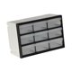 thumbnail image 5 of Organizador de cajones para guardar cosas, contenedor con compartimentos, caja de herramientas para baño, garaje, organización para tuercas, cuentas, 9 cajones, 5 of 8