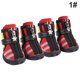 thumbnail image 1 of Billuyoard Zapatos para mascotas Botas deportivas para interiores Malla Transpirable Clásico Algodón Cremallera Calzado para mascotas Ropa para mascotas rojo uno Billuyoard PT000055-01B, 1 of 6