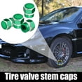 thumbnail image 2 of Motoforti Universal Color Tire Valve Cap Hexagon Shape Aluminum Alloy Green 4 Pcs, 2 of 7