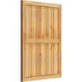 thumbnail image 2 of 26 7/8"W X 37"H Timbercraft Five 5 3/8" Boards Framed Board-N-Batten Shutters, Rough Sawn Western Red Cedar (Per Pair), 2 of 13