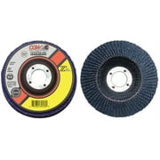 CGW Abrasives Flap Discs, Z3 -100% Zirconia, Regular, 5", 40 Grit, 7/8 Arbor, 12,200 rpm, T27