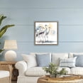 thumbnail image 3 of Stupell Industries Tropical Coastal Serenity Sea Birds Brown Floating Frame Canvas Art, 25 x 25, by Sally Kaye Barlow/Makaio Design, 3 of 7