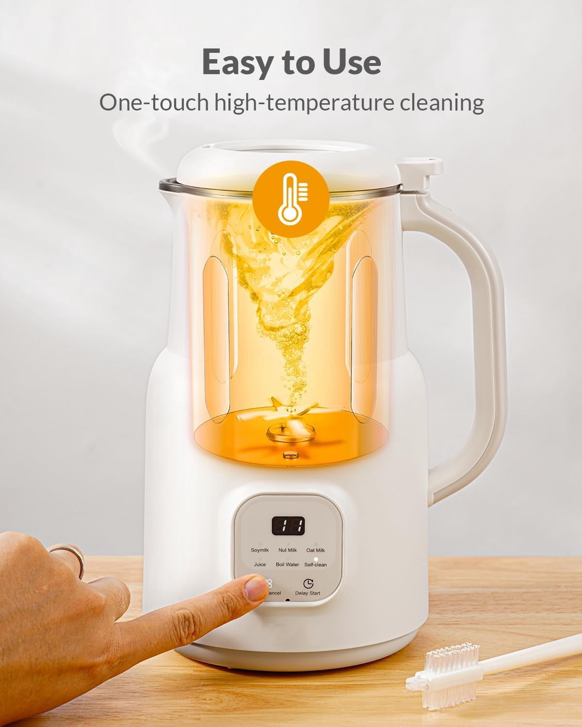 TWOMEOW Automatic Nut Milk Maker, 20oz Multi Function Soy Almond Oat  Coconut Milk Machine with Self-Clean, 2-Hour Keep Warm & Delay Timer