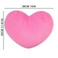 thumbnail image 3 of SUSHANG Cute Plush Red Heart Pillow Love Pillow Cushion toy Throw Pillows for Kids Living Heart Throw Decorative Pillows（15*12inch）, 3 of 4