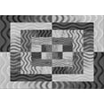 thumbnail image 1 of Ahgly Company Machine Washable Indoor Rectangle Transitional Silver Gray Area Rugs, 5' x 8', 1 of 7