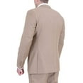 thumbnail image 4 of Men's Regular Fit Tan Light Brown Two Button 2 Piece 100% Wool Suit, 4 of 4