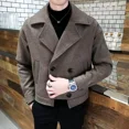 thumbnail image 4 of Novedades en abrigos masculinos Chaquetas cortas de lana y mezclas para hombre Joker Harajuku Marcas originales Diseñador de lujo Elegante Barato Venta Estética, 4 of 4