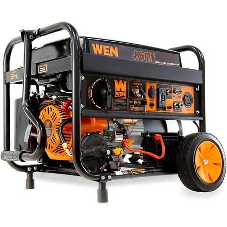 

WEN DF472X 4750-Watt 120-Volt/240-Volt Dual Fuel Portable Generator with CO Shutdown Sensor