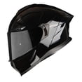 thumbnail image 6 of 1Storm Motorcycle Full Face Helmet DOT Adults Street Bike Dual Visor Sun Inner Shield with One Extra Clear Shield: HJAH15 Smoked Glossy Black, 6 of 6