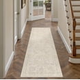 thumbnail image 2 of BERTHMEER 2'×6' Runner Rugs for Hallway Washable Kitchen Bedroom Entryway Beige Non Slip Vintage Oriental Traditional Distressed Bathroom Laundry Runner Rugs, 2 of 6