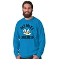thumbnail image 4 of Funny Dad Joke Yolks Crack Me Up Men's Long Sleeve Tee T Shirt Brisco Brands 2X, 4 of 6