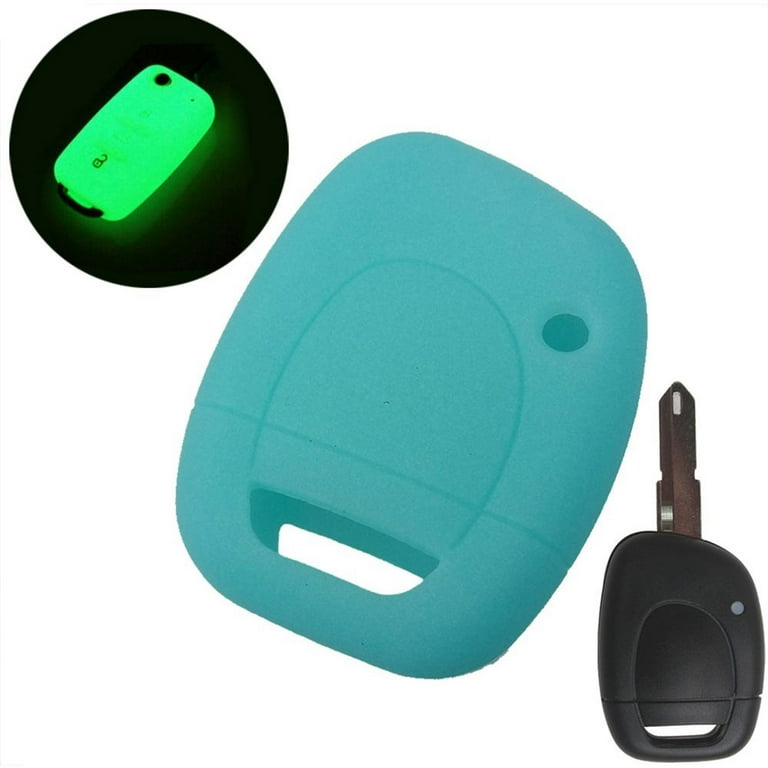 AOKID Key Cover,1 Button Silicone Car Remote Key Fob Cover Shell Case for  Renault Twingo Clio 