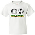 thumbnail image 3 of Inktastic Go, Brazil- Soccer, Football Youth T-Shirt, 3 of 5