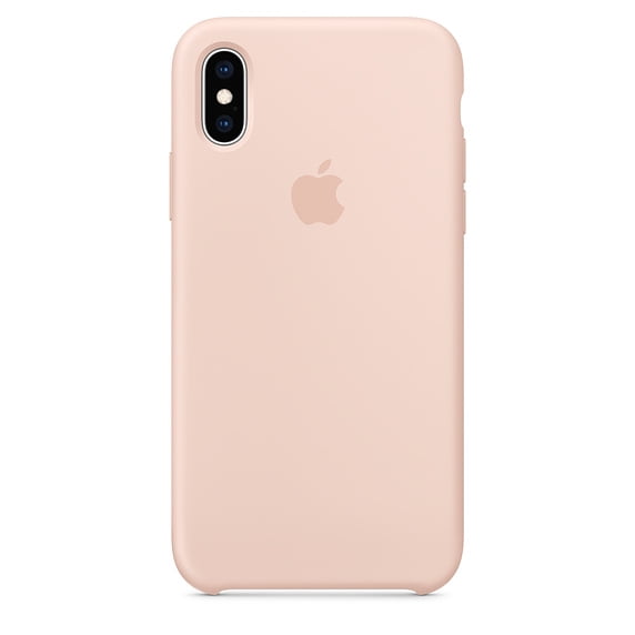 Apple Silicone Case For Iphone Xs Pink Sand Walmart Com