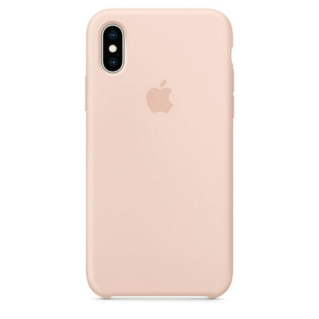 Apple Silicone Case for iPhone XS - Pink Sand