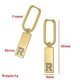 thumbnail image 2 of Pendientes colgantes shaofei con nombre y letra inicial del alfabeto Color dorado Cobre, 2 of 3