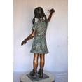 thumbnail image 6 of Young Girl Holding a Bird Outside at The Park - Size: 21"L x 11"W x 49"H., 6 of 12