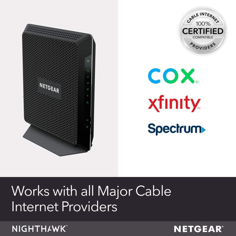 ROUTER CÂBLE Wi-Fi NETGEAR Nighthawk AC1900 (24x8) (C7000