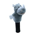 thumbnail image 3 of Funda de madera para palos de golf Colamx forma de animal de peluche Rhino 23 cm x 15 cm, 3 of 8