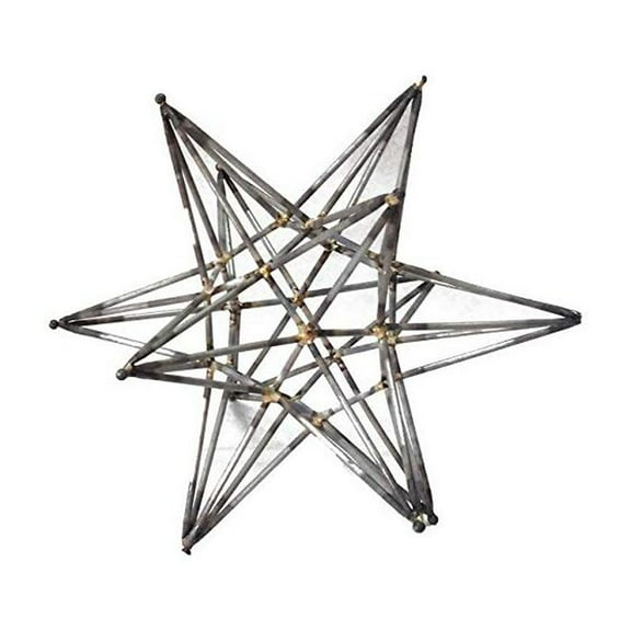 A&B Home Ravelle Star Accent-Color:Iron,Style:Modern Chic