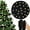Black, variant on Dalrosia Christmas Tree Garland Green LED Lighted Faux Fur Ribbon Artificial Furry Garland for Xmas Holiday Winter Indoor and Outdoor Decoration